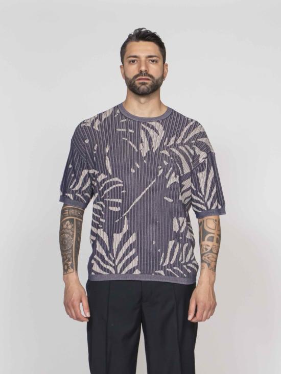 26SS 엠포리오 아르마니 반팔 티셔츠 EM004407 AF23431 Grey - EMPORIO ARMANI