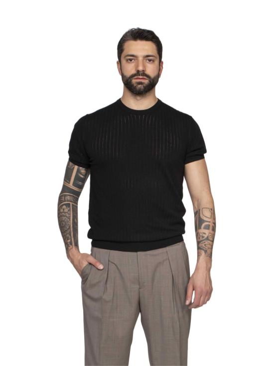 26SS 마우로 오타비아니 반팔 티셔츠 CTS24867 Black