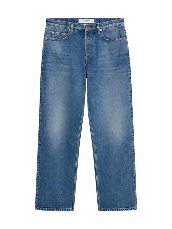 26FW 골든구스 미디엄 워시 루즈 진 GMP01636P000621 50100 BLUE