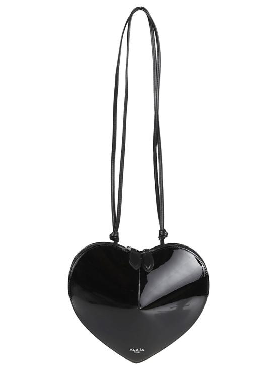 26FW 알라이아 페이턴트 레더 쾨르백 AA1P003CA189 999 Black