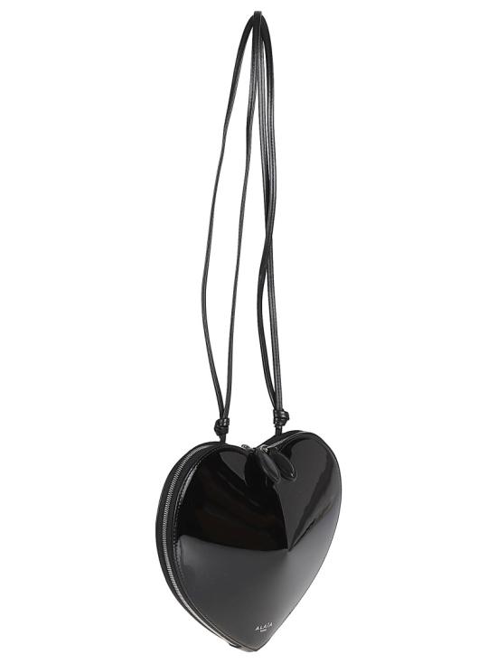 26FW 알라이아 페이턴트 레더 쾨르백 AA1P003CA189 999 Black - ALAIA