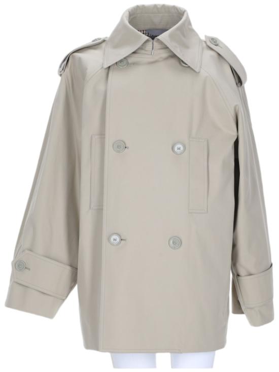 26FW 발렌시아가 더블 브레스티드 트렌치 코트 더블 브레스티드 트렌치 코트 872299 TKP079710 Grey