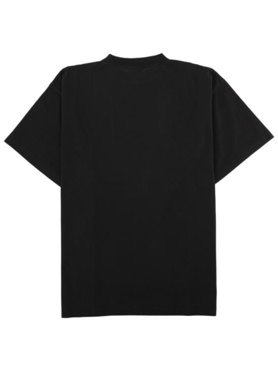 26FW 발렌시아가 더 도어 오버사이즈 티셔츠 850345 TUVO41000 Black - BALENCIAGA