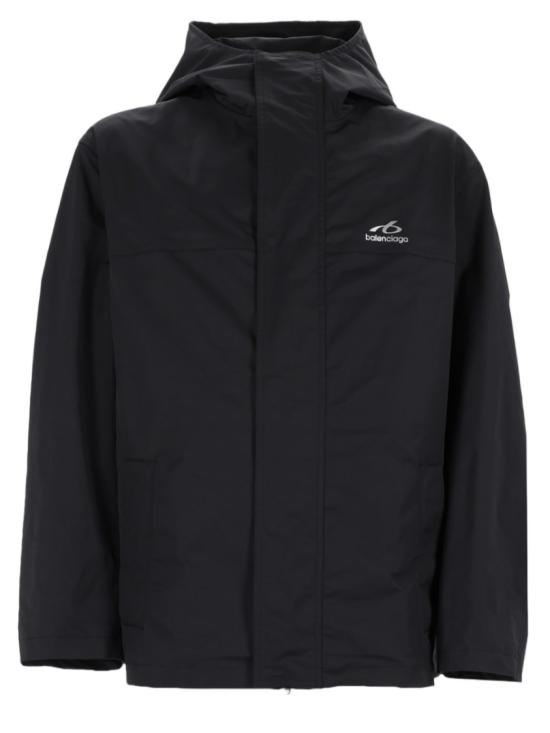 26FW 발렌시아가 테크웨어 윈드브레이커 A0030E TUO361000 Black