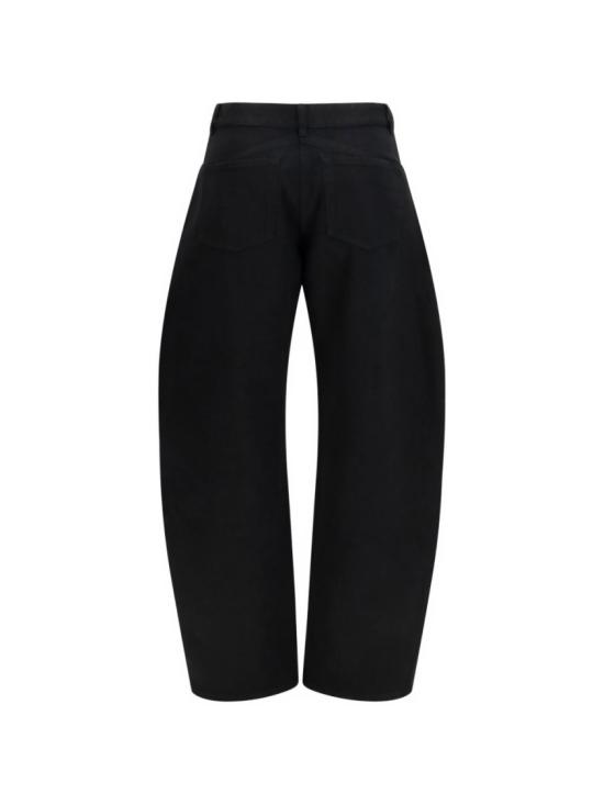26FW 알라이아 팬츠 AA9P1215D003C995 Black - ALAIA