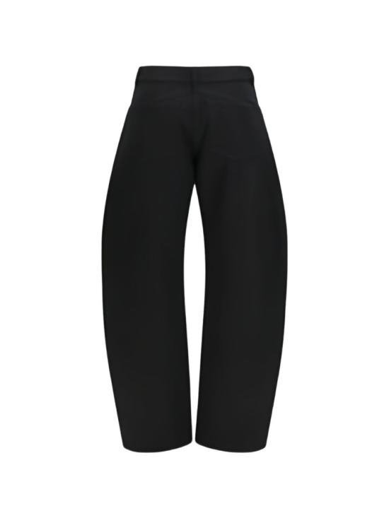 26FW 알라이아 팬츠 AA9P1215D003C995 Black - ALAIA