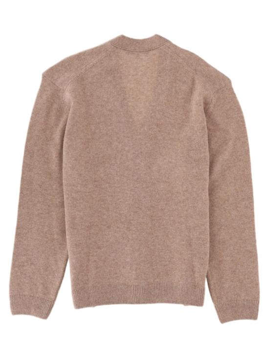 26FW 메종키츠네 폭스 헤드 램스울 컴포트 가디건 PM00502KT1006 0549 Pink - MAISON KITSUNE