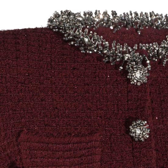 26FW 셀프 포트레이트 원피스 SC26152SBU Burgundy - SELF PORTRAIT