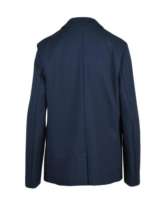 25FW MM 바이 막스마라 자켓 블루 비스코스 혼방 더블 브레스트 버거스 재킷 - MM BY MAX MARA