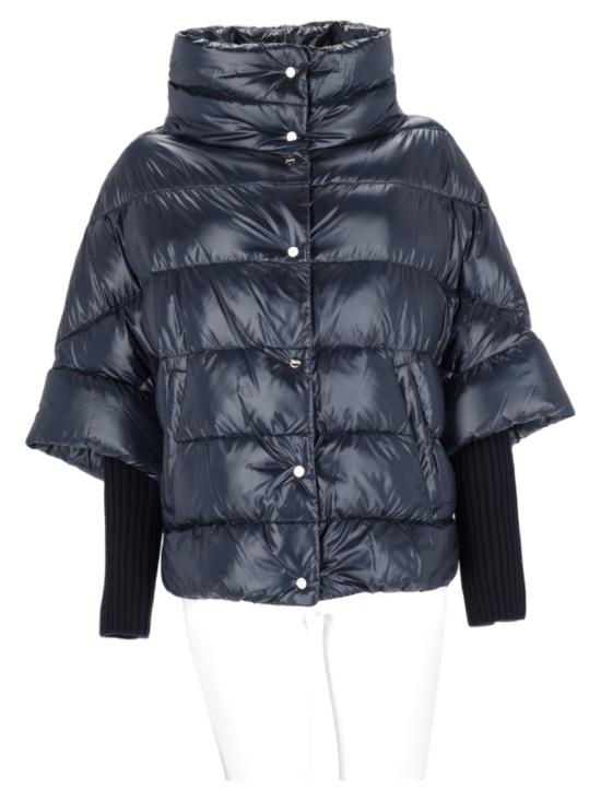 26FW 에르노 하이넥 퀼팅 케이프 다운 재킷 PI002256D 12017Z9200 Grey