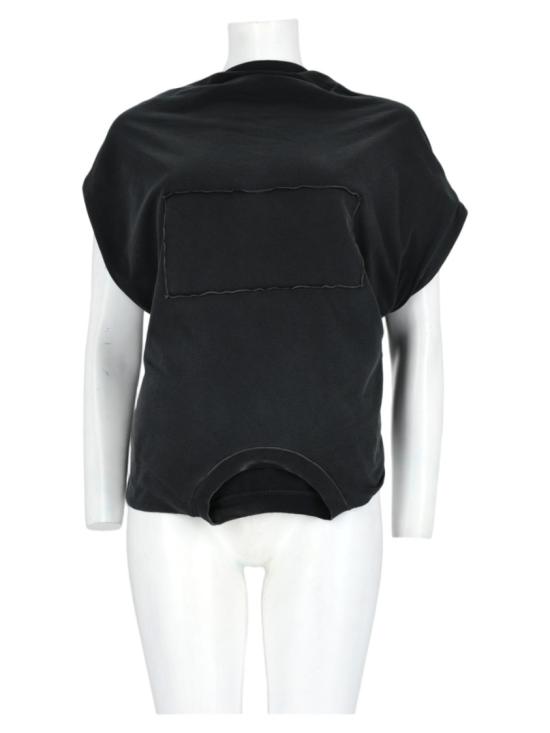 26FW 마르지엘라 업사이드 다운 트롬프뢰유 탑 S29NL0063 S24575980 Black