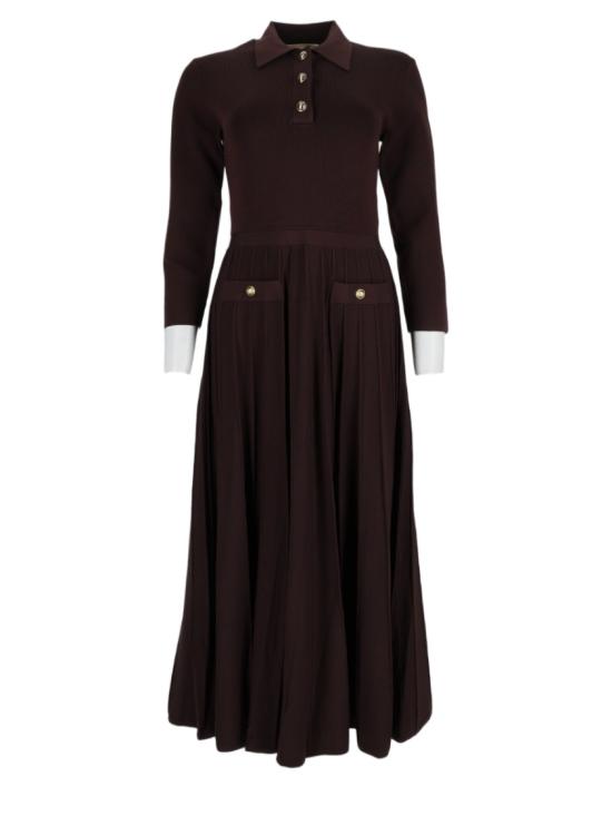 26FW 마이클 코어스 원피스 MT683J3BFD201 CHOCOLATE Black