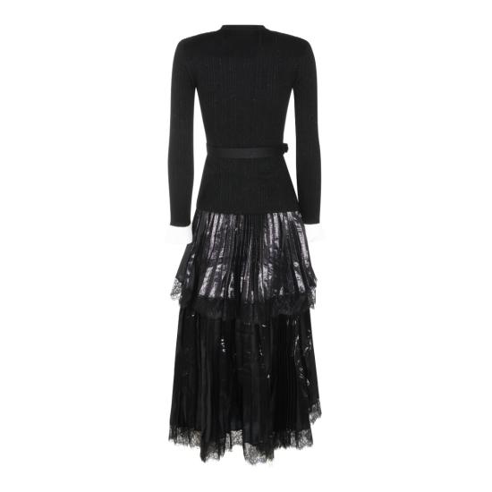26FW 셀프 포트레이트 원피스 SC26009MAB Black - SELF PORTRAIT