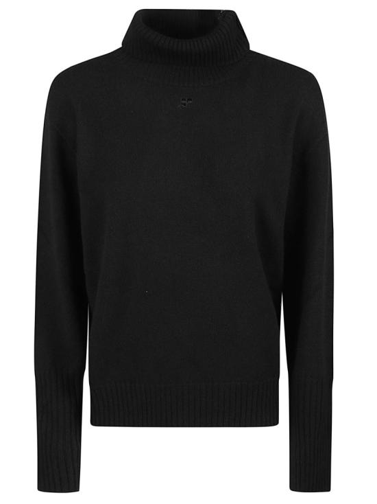 26FW 쿠레쥬 니트웨어 326MPU293FI0062 Black