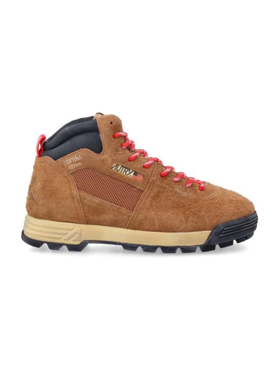 26FW 오트리 말라 부츠 가죽 스웨이드 HBMMND14C Brown