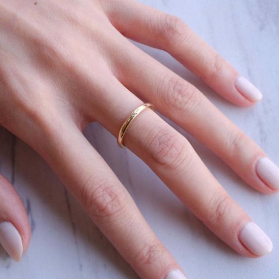  gjenmi 반지 젠미 스몰 시크릿 링 14K 골드 - OTHER BRANDS