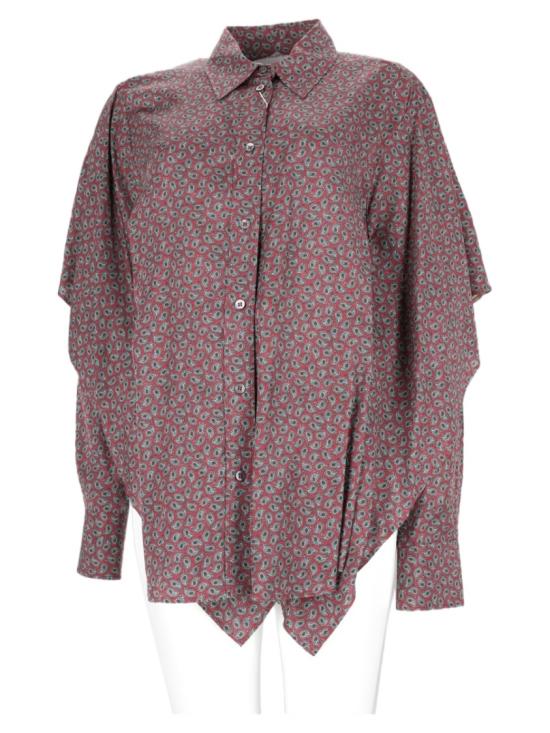 26FW 마르지엘라 케이프 슬리브 셔츠 케이프 슬리브 셔츠 S29DL0220 M36237002S Pink