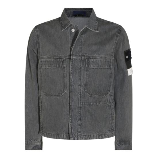 26FW 스톤 아일랜드 블루 린스 버튼 디테일 코치 재킷 블루 린스 버튼 디테일 코치 재킷 L2S144100006S0J35VJ604 Grey