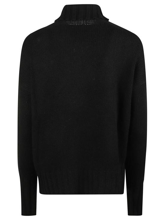 26FW 아라고나 니트웨어 D3447TF Black - ARAGONA