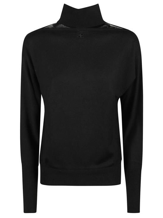 26FW 쿠레쥬 니트웨어 326MPU281FI0085 Black