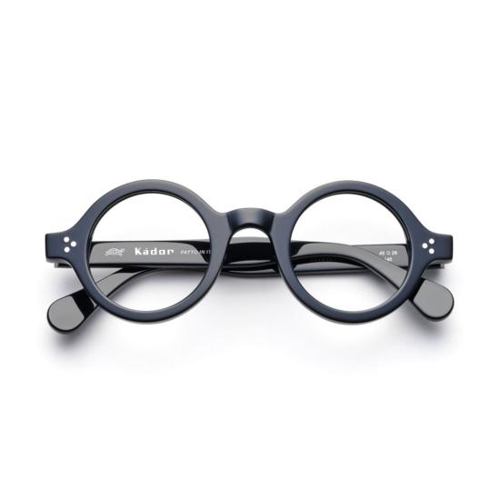 25FW 카돌 선글라스 아키스타 글로시 블랙 볼드 라운드 안경 - KADOR