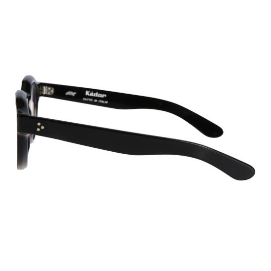 25FW 카돌 선글라스 스파이크 키홀 브릿지 볼드 라운드 블랙 안경 - KADOR