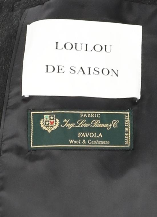 26FW 루루 드 세종 코트 ROSCO LDSANTHRACITE MELANGE Grey - LOULOU DE SAISON