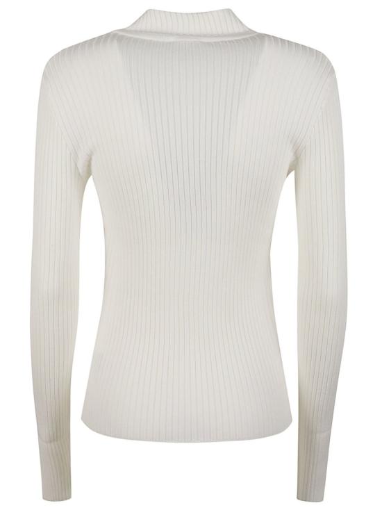 26FW 쿠레쥬 니트웨어 PERMPU022FI0001 White - COURREGES