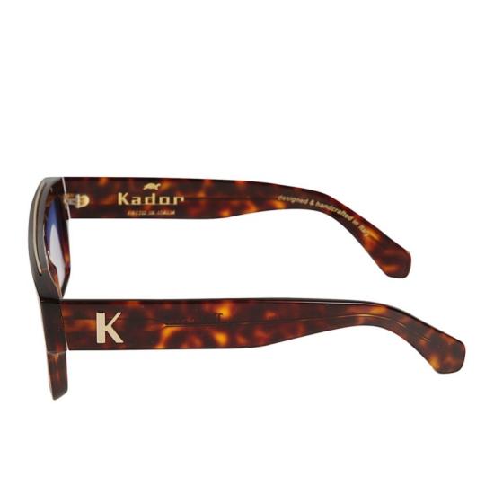 25FW 카돌 선글라스 밴딧 2 스페셜 그라데이션 블루 직사각형 호피무늬 - KADOR