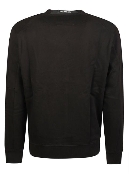 26FW 씨피 컴퍼니 다이애그널 레이즈드 플리스 스웨트셔츠 RCCMSS713A 005086W Black - C.P. COMPANY