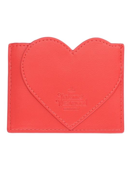 26FW 비비안웨스트우드 ORB 크로코다일 엠보싱 슬림 카드 지갑 5403000MW S0026H404 Red - VIVIENNE WESTWOOD