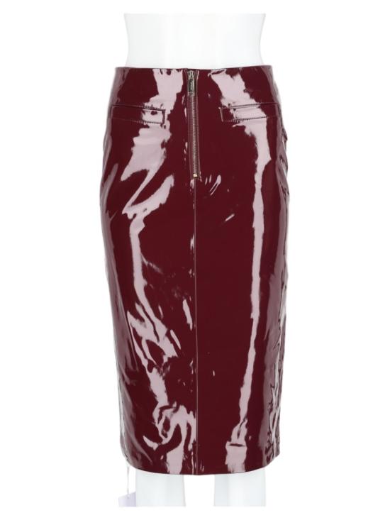 26FW 셀프 포트레이트 스커트 AW26 080MSK PU PURPLE Black