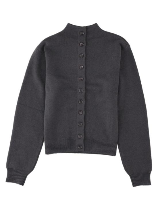 26FW 르메르 리버시블 단추 스웨터 PO0041 LK1062BK502 Grey