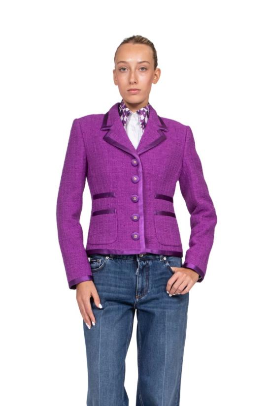 25FW 돌체앤가바나 자켓 F27DIT FMTAC Purple - DOLCE & GABBANA