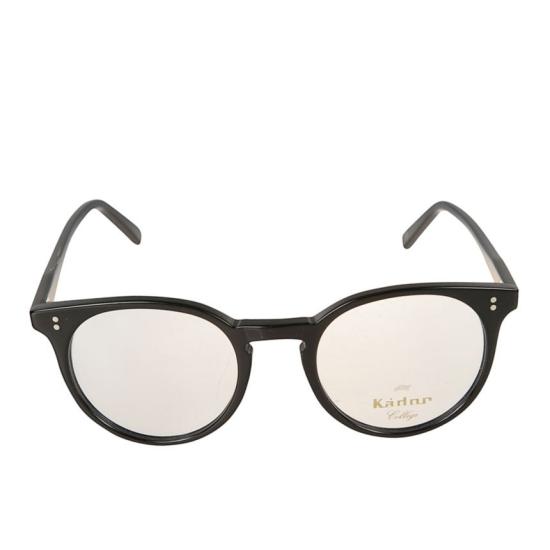 25FW 카돌 선글라스 Chyli/N 글로시 블랙 실버 리벳 라운드 안경