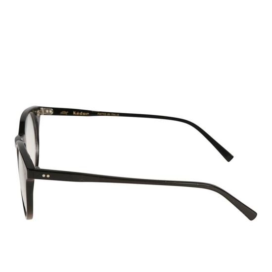 25FW 카돌 선글라스 Chyli/N 글로시 블랙 실버 리벳 라운드 안경 - KADOR