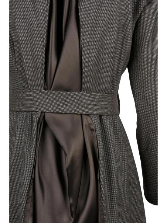 25FW MM6 메종마르지엘라 원피스 브라운 울 패치워크 미디 드레스 - MM6 MAISON MARGIELA