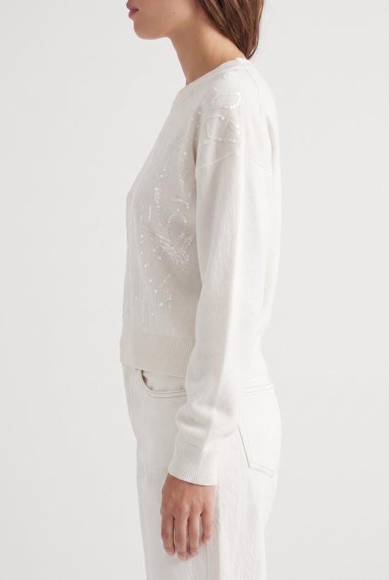  브루넬로 쿠치넬리 스웨터 i261528 WHITE - BRUNELLO CUCINELLI