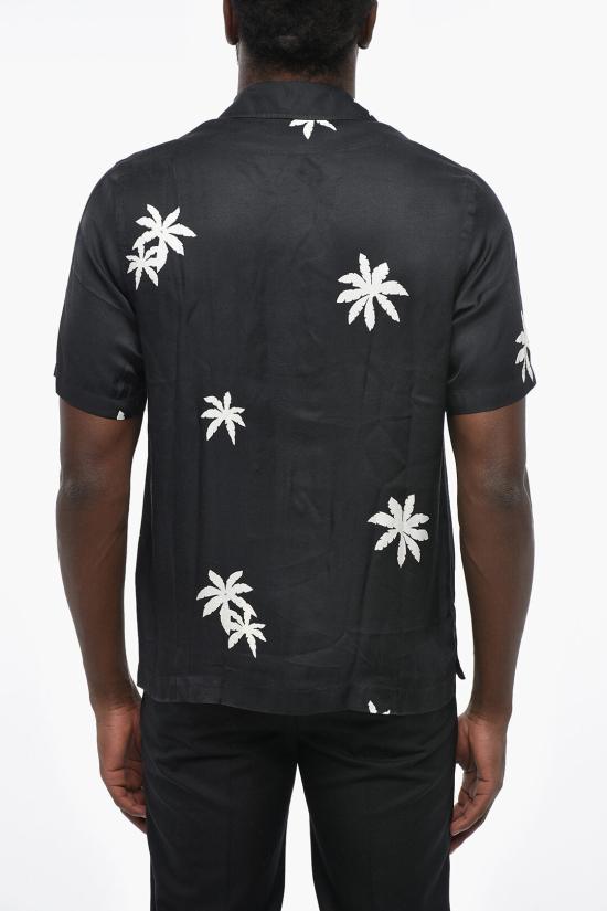  딸리아토레 긴팔 셔츠 HAWAII 270005 N1326 Black - TAGLIATORE