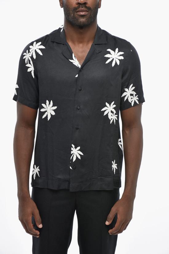  딸리아토레 긴팔 셔츠 HAWAII 270005 N1326 Black