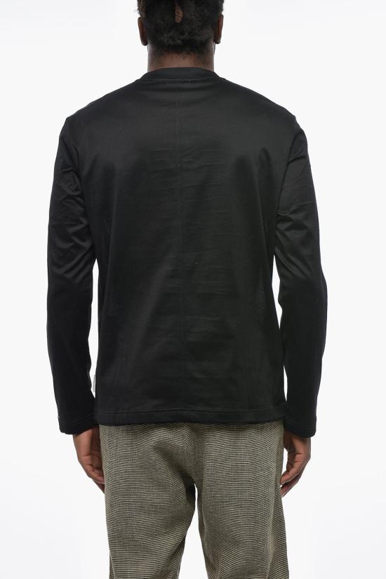  파올로 페코라 긴팔 티셔츠 F07140549000 Black - PAOLO PECORA