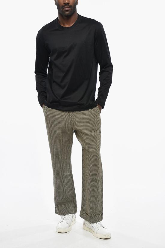 파올로 페코라 긴팔 티셔츠 F07140549000 Black - PAOLO PECORA