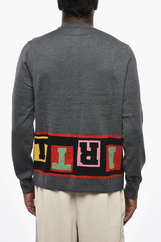  꼼데가르송 크루넥 스웨터 FPN001W25 3 Gray - COMME DES GARCONS