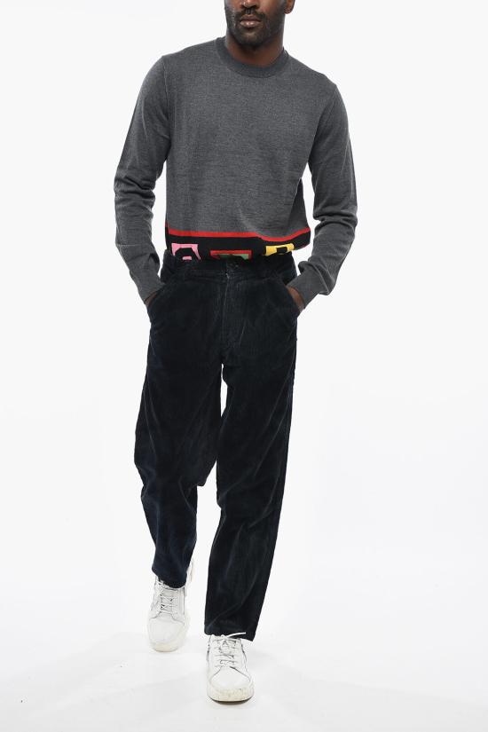  꼼데가르송 스트레이트 팬츠 FLP007W231 Blue - COMME DES GARCONS