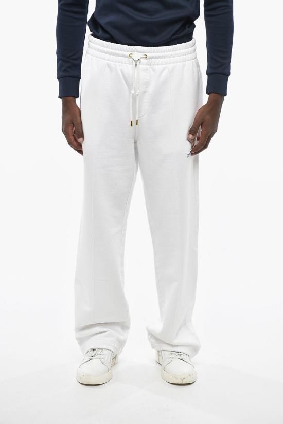  카사블랑카 스트레이트 팬츠 JTR 051 02 LOOPBACK DIAMOND CO White