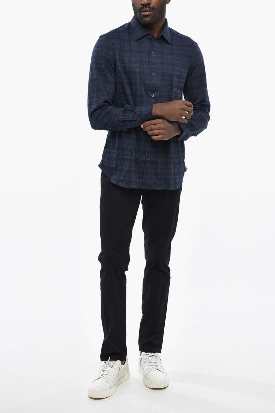  꼬르넬리아니 긴팔 셔츠 88P116 9811206 003 Blue - CORNELIANI