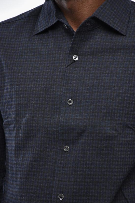  꼬르넬리아니 긴팔 셔츠 86P116 0811206 002 Blue - CORNELIANI