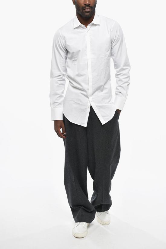  디스퀘어드2 긴팔 셔츠 S74DM0498 S35244 100 23 White - DSQUARED2