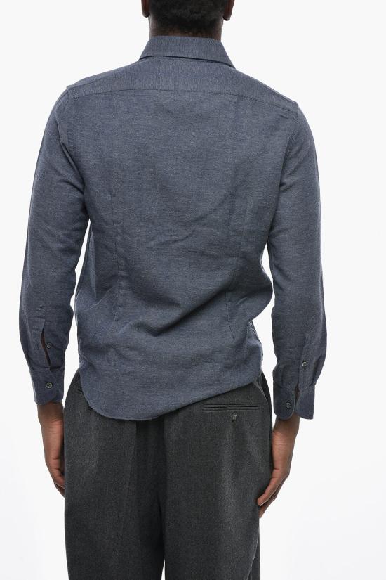  꼬르넬리아니 긴팔 셔츠 86P126 0811605 002 Blue - CORNELIANI