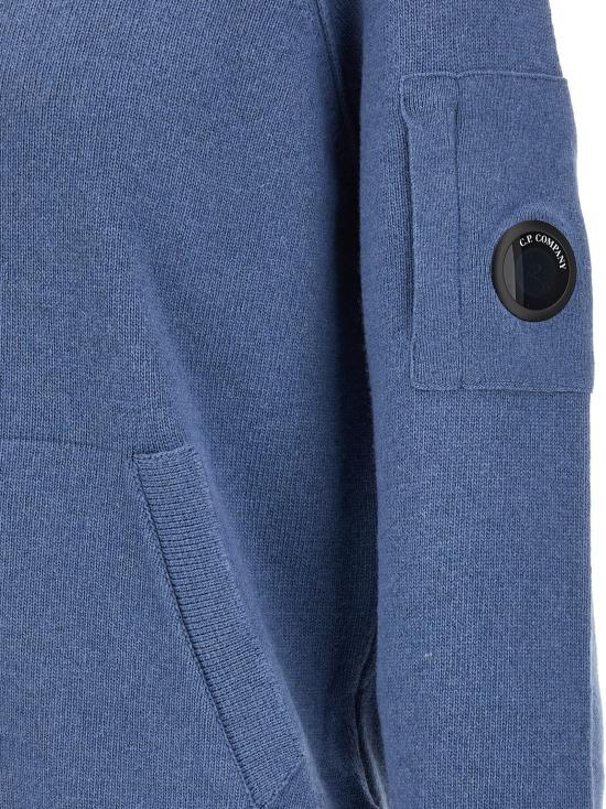 26FW 씨피 컴퍼니 집업 니트 21CMKN708A110149A871 Light Blue - C.P. COMPANY